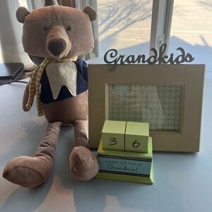 Tooth Fairy Bear. Count down to being a gramma‎ and grandkids picture frame.